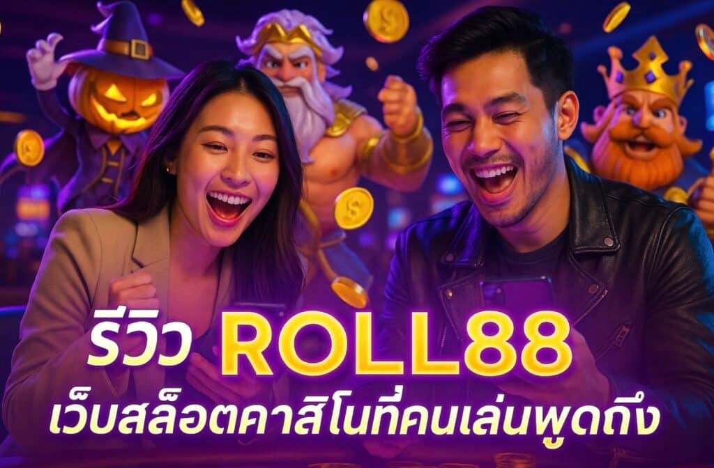 รีวิว ROLL88 เว็บสล็อตคาสิโนที่คนเล่นพูดถึง