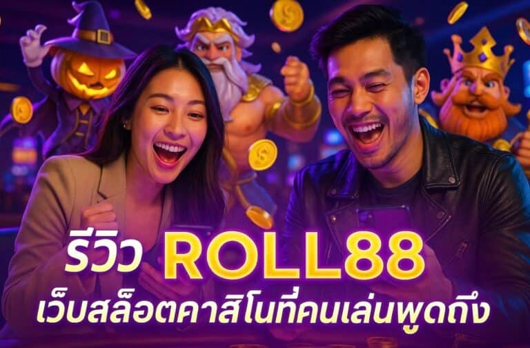 รีวิว ROLL88 เว็บสล็อตคาสิโนที่คนเล่นพูดถึง