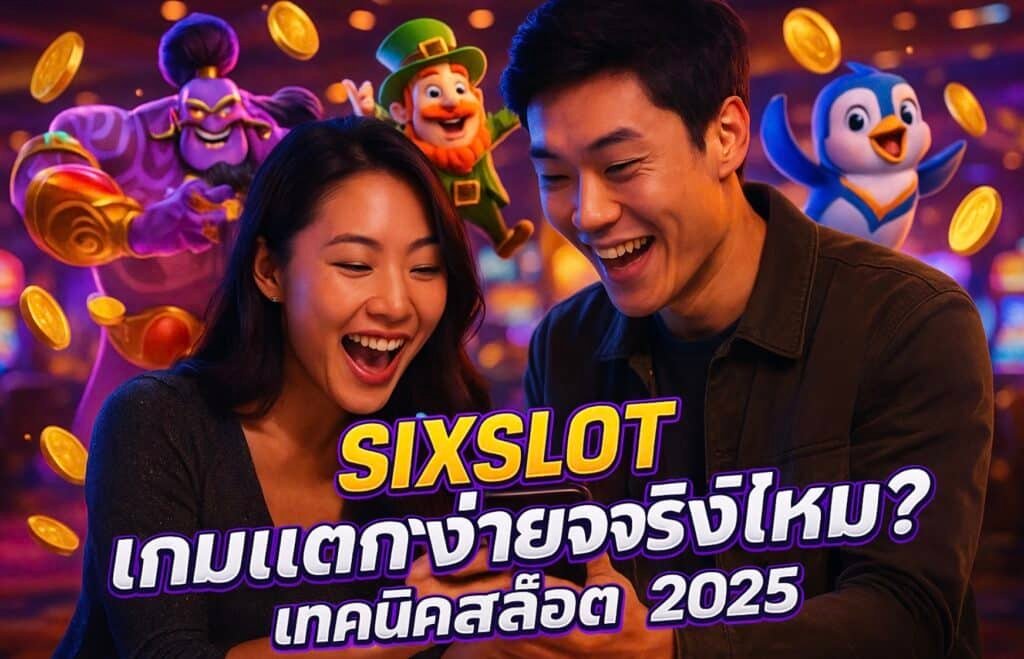SIXSLOT เกมแตกง่ายจริงไหม เทคนิคสล็อต 2025