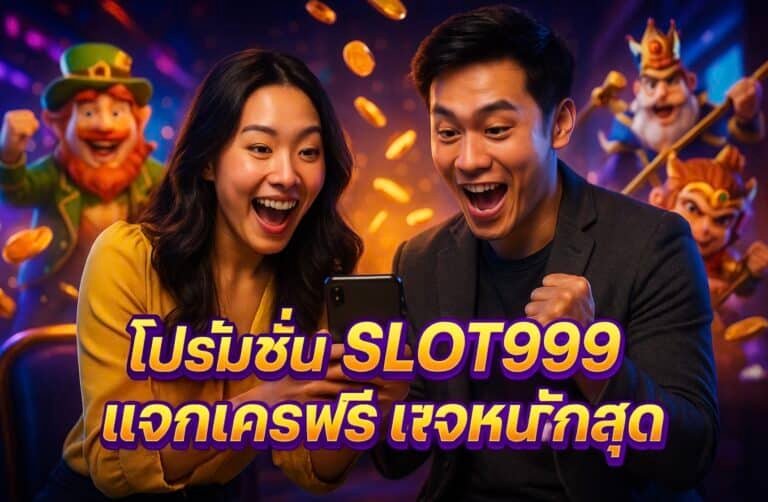 โปรโมชั่น SLOT999 แจกเครดิตฟรี แจกหนักสุด